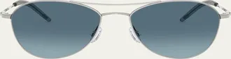 Oliver Peoples Mens OV1358S Aviator Sunglasses