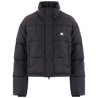 Courrèges Outerwears Nero-Donna