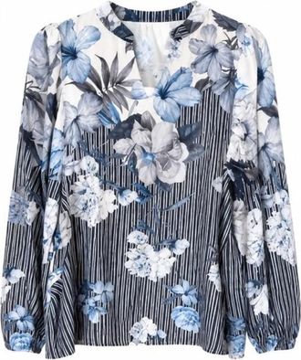 2-Biz Mujer, Blusas y Camisas, Azul, Talla: M