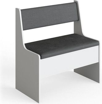 Vicco Panca ad angolo Roman, Bianco, 76.6 x 41.5 cm Vicco