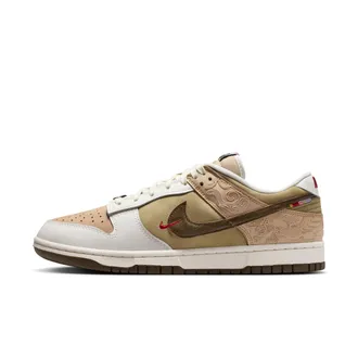 Nike Mens Dunk Low SE LNY Shoes in Brown | IQ1118-220