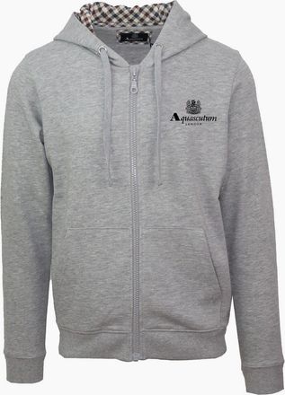 Aquascutum Mens Zp + Hoody S - Grey - Size: 2X large