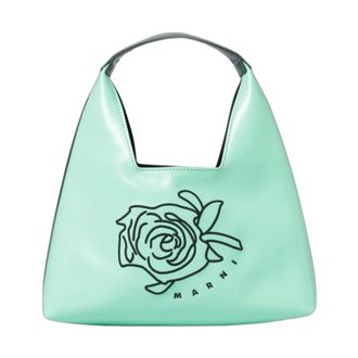 Marni Diamond Bag - Dames - Tassen - Blauw - Maat: ONE Size Zijde