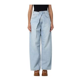 A Gold E Stylish Wrap Wide Leg Jeans