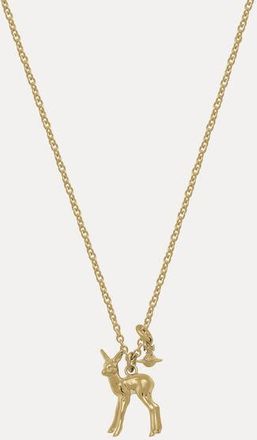 Vivienne Westwood Monette Small Pendant Necklace Gold Swarovski Crystals Women