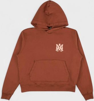 Amiri Mens MA Core Logo Hoodie Clay Peach - Brown - Size X-Large