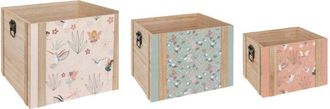 Atmosphera Atmosphera - 3 Cajas Irem 35x35x28cm Cr&eacute;ateur DInt&eacute;rieur