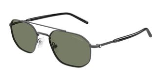 Montblanc MB0481S 003 Mens Sunglasses Gunmetal Size 55