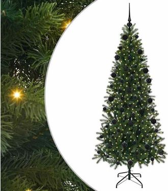 vidaXL &Aacute;rbol De Navidad Artificial Con 300 Led Verde 210 Cm Pe Y Pvc Vidaxl