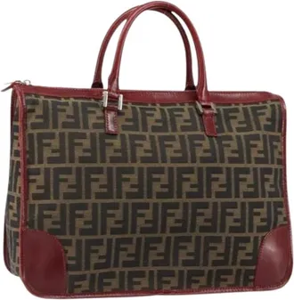 Fendi Pre-owned Handbags, female, Multicolor, Size: ONE SIZE Pre-owned Vintage Canvas Handbag