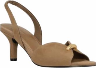 Rebecca Minkoff Womens Paris Slingback Sandal In Praline Suede