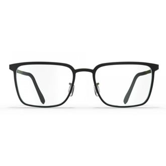 Blackfin Bf1084 Dover Rectangular Black Eyeglasses with Minimalist Design