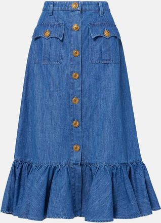 Valentino Gonna midi di jeans