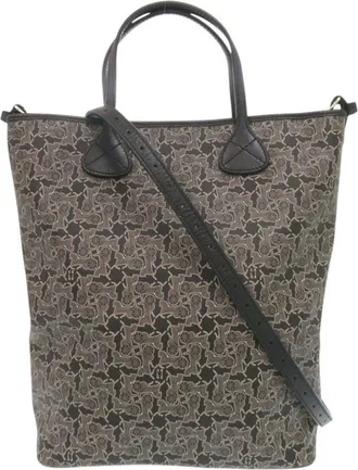Celine Black Pvc Leather Tote Bag (Pre-Owned)