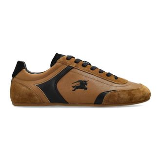 Burberry Schoenen, Heren, Bruin, 46 EU, Leer, Leren sportschoenen
