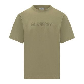 Burberry T-Shirts, male, Green, Size: M Ryan Logo T-Shirt