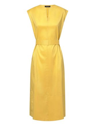 オールインワン・サロペット Fabiana Filippi Midi Dress Featuring Lurex Detailing And Stretch viscose and linen dress, steel for Women | Fabiana