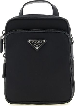 Prada Black Logo Mini Crossbody Bag