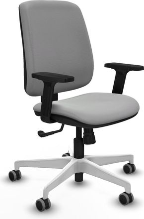 Piqueras y Crespo Silla De Oficina Piqueras Y Crespo Alares Gris Claro Cuero Sint&eacute;tico