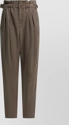 Isabel Marant neriah tailored trousers belt loops pleats