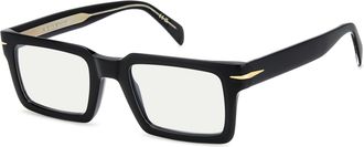 David Beckham Prescription Eyewear Frame Men, Black, 37