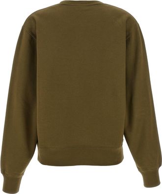 Saint Laurent Womens Bicolor Cotton Sweatshirt Clothing