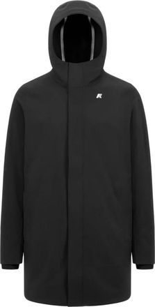 K-Way Lichtgewicht Opvouwbare Jas - Heren - Parka Jassen - Zwart - XL - Jassen