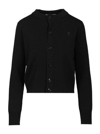 Ami Ami De Coeur Cardigan Knitwear Nero-Donna