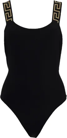 Versace Black Logo Swimwear