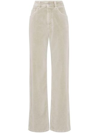 Brunello Cucinelli Mid waist broek - Beige