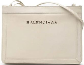 Balenciaga Pre-owned Cross Body Bags, female, White, Size: ONE SIZE Pre-owned Vintage Crossbody Bag