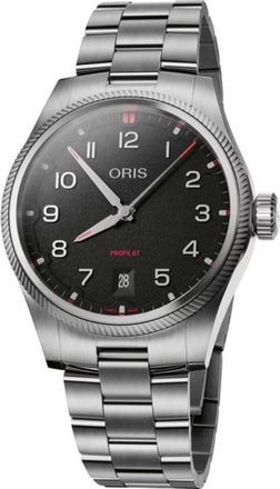 Oris Propilot Date Automatic Black Dial Mens Watch 01 733 7805 4164-07 8 20 04LC