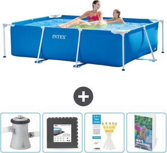 Intex Piscina Con Estructura Rectangular - 220x150x60 Cm - 7-piezas Scb131