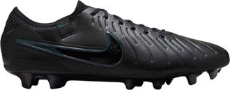 Nike Unisex voetbalschoenen voor volwassenen: Tiempo Legend 10 Elite voor harde ondergrond (Zwart, Groen)