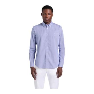 Harmont & Blaine Casual Shirt - Heren - Casual Overhemden - Blauw - L - Katoen - Overhemden