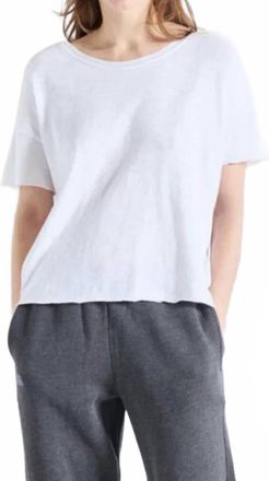 American Vintage Sonoma Loose Tee In Blanc