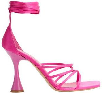 8 by YOOX SATIN OVERLONG LACE-UP SANDALS