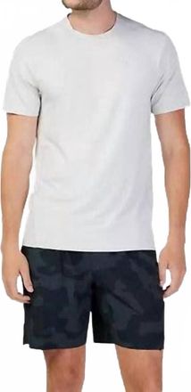 Fox Rep Short Sleeve Tee In Light Gray