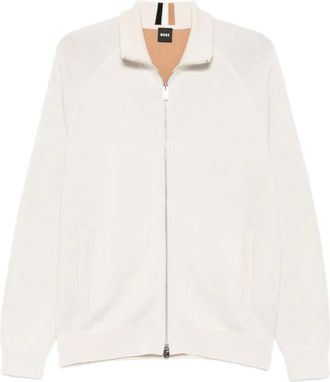 BOSS Cardigan con zip - Toni neutri