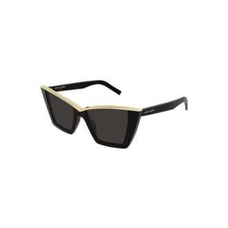 Saint Laurent SL 570 Sunglasses - female - Saint Laurent - Sunglasses - Black - 54 MM - Accessories