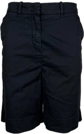 Bomboogie Zwarte Chino Bermuda Shorts - Dames - Korte Broeken - Zwart - S - Katoen - Korte Broeken