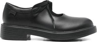 Camper Schoenen, Dames, Zwart, 40 EU, Leer, Dean Semi-Open Schoen