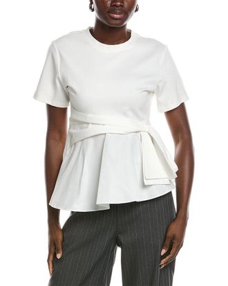 Gracia Crewneck Oversized Bow Top