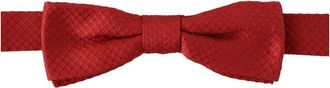 Dolce & Gabbana Rode Zijden Vlinderdas voor Speciale Gelegenheden - Heren - Accessoires - Rood - ONE Size - Accessoires