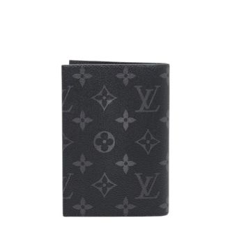 Louis Vuitton Pre-owned Wallets, male, Black, Size: ONE SIZE Pre-owned Passport Cover