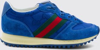 Gucci Sneakers Re-Motion Gucci in camoscio e canvas con monogram GG jacquard