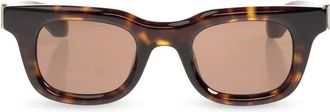 Alexander McQueen Alexander McQueen, Sunglasses, male, Brown, Size: ONE SIZE Rectangular Sunglasses
