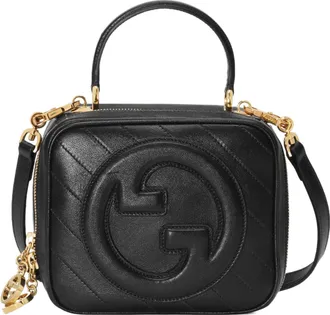 Gucci (WMNS) Gucci Blondie Top Handle Bag Black 744434-1IV0G-1000