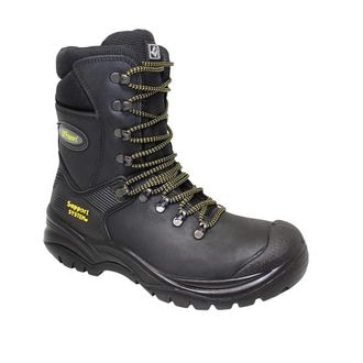 Grisport GriSport Combat Mens Tall Hi-Leg S3 Safety Steel Toe/Midsole Work Boots UK 7 / EU 41