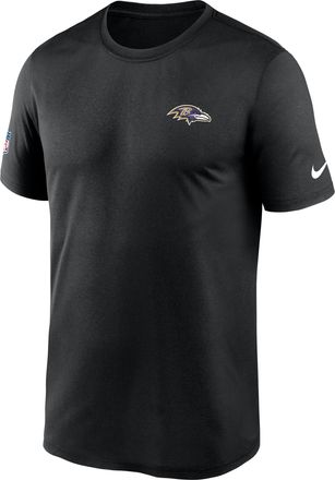 Nike Baltimore Ravens Alt Legend Small Logo Nike Mens Dri-FIT NFL T-Shirt in Black | 02TI00A8G-UE8